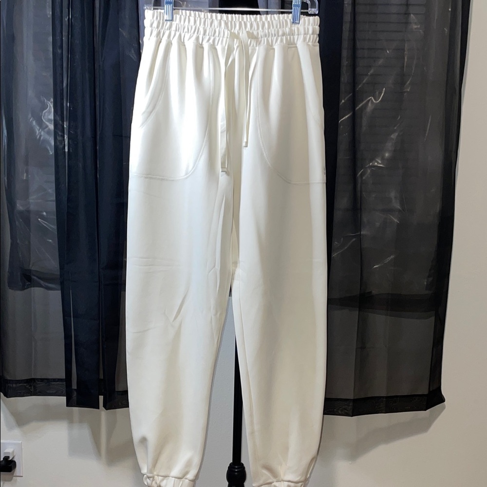 Sweaty Betty White Track Pants Joggers